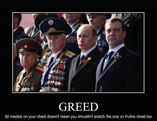 Political Memes - putin greed