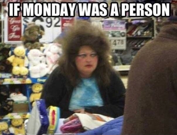 Funny Memes -if monday was a person
