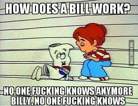 Funny Memes - how does a bill work