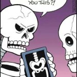 Funny Memes - skeleton sexting