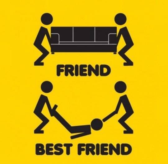 Funny Memes - friend vs best friend