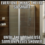 Funny Memes - shower smarts