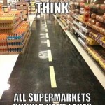 Funny Memes - supermarket lanes