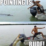 Funny Memes - pointing is rude